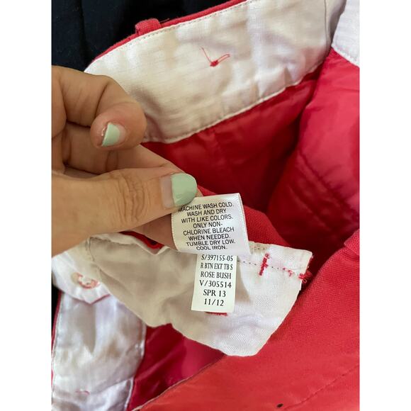 Banana Republic Short 3"  Low Rise Shorts Bright Pink Size 4 - Picture 7 of 7